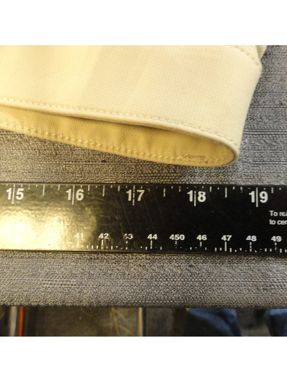 DESIGNER BANANA REPUBLIC KHAKI TAN 100% POLYESTER PANTS MENS 37x28